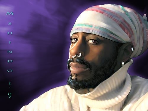 self-portrait by mshindo kuumba I.