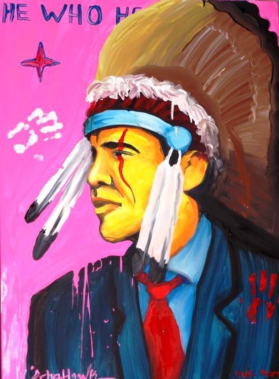 PAINTED BY BUNKY ECHO HAWK