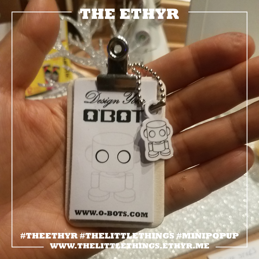 At our next stop for "The Little Things" mini pop up, you can design your own O'BOT!