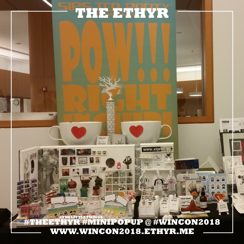POW!!! Right in the Chibi! "The Little Things" Mini Pop Up Gallery at WinCon2018