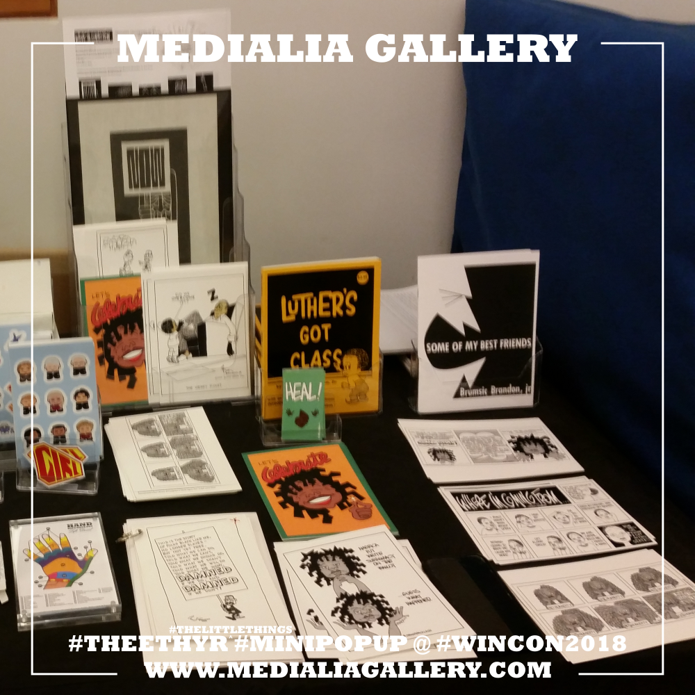 Our better half, Medialia Gallery representing comic legends Brumsic Brandon, Jr. & Barbara Brandon-Croft