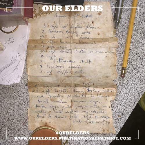 A family recipe for Banana Bread with years of love baked in.