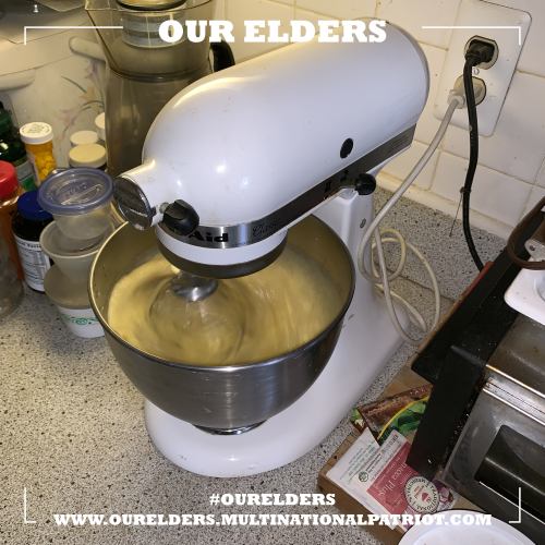 Mixed in the vanilla before the next step.