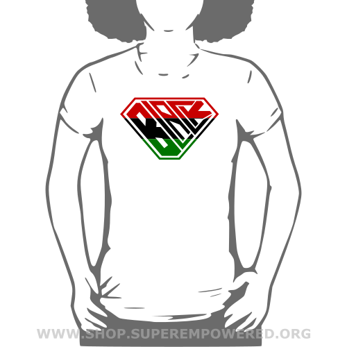 sipsteaparty_shield_black_superempowered_red_green_black_tshirt.png