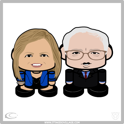 Mr. & Mrs. Bernie'bot