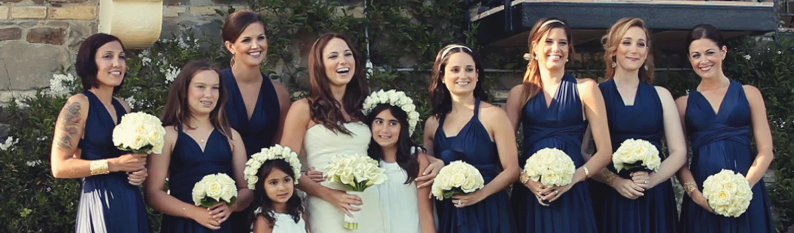 Bridesmaids at a wedding