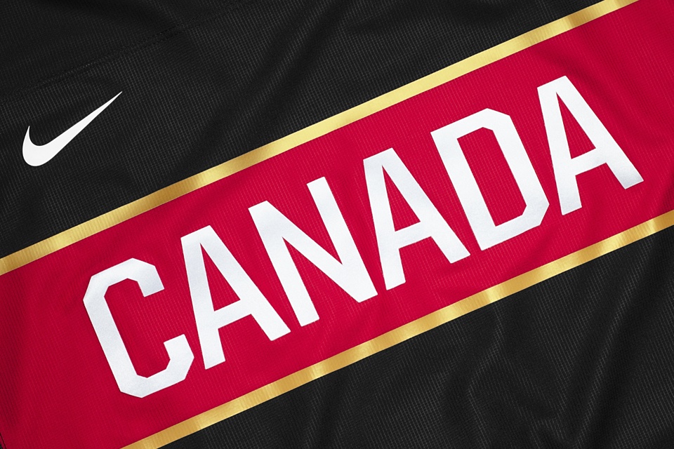  Say what you will about Canada in black, but this jersey will leave an impression. 