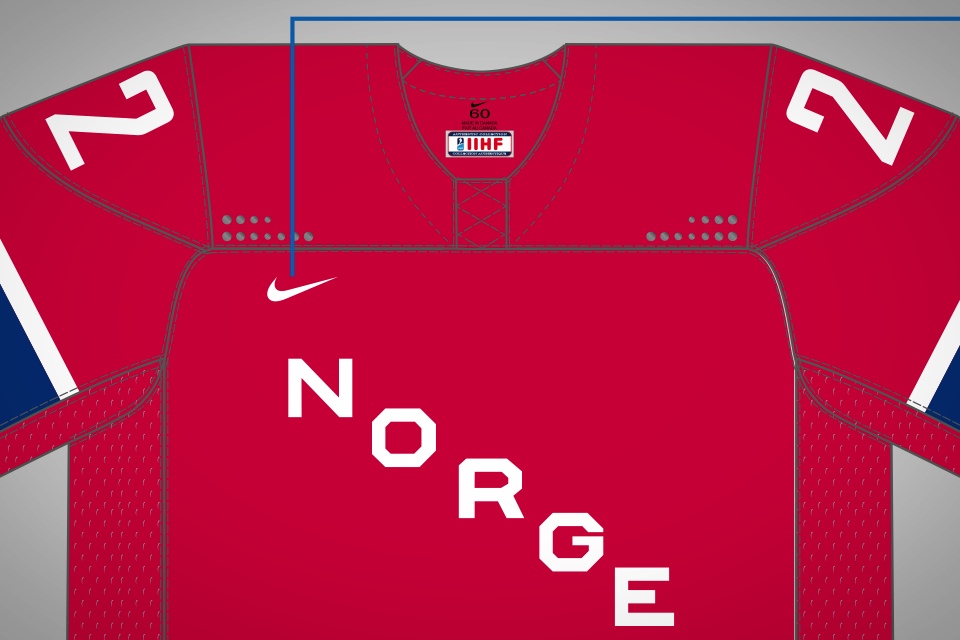  The same shoulder dots are on the front and back of the red jersey as well. 