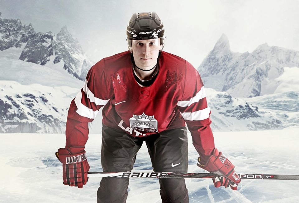  The Latvian Ice Hockey Federation shared this Nike publicity photo on their Facebook page. 