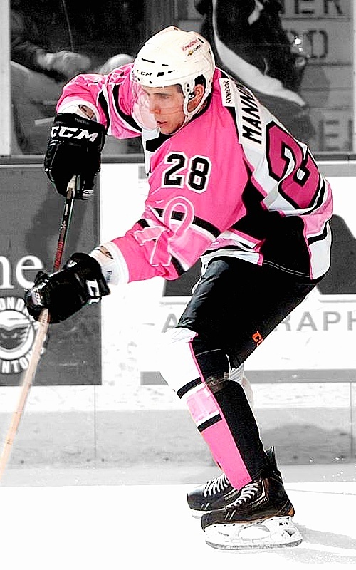 pink hockey jersey