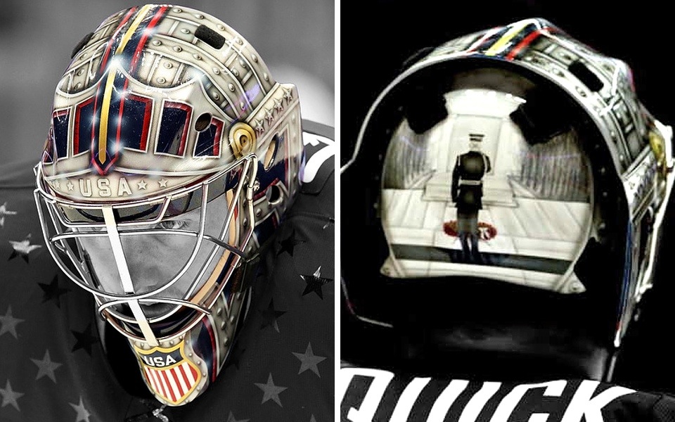 PHOTOS: Jonathan Quick's Team USA Olympics Mask