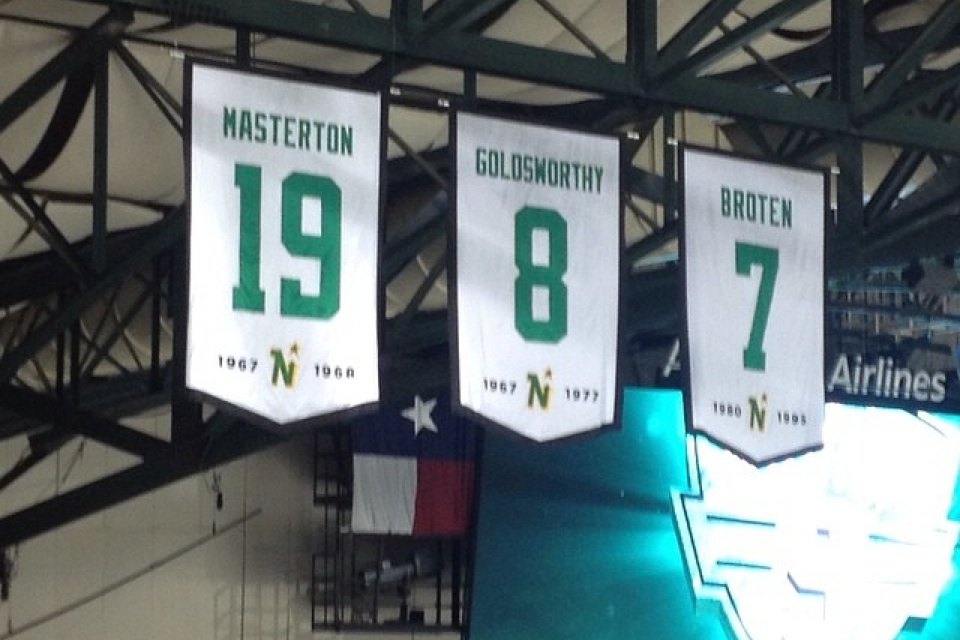  Modano joins good company in the rafters. 