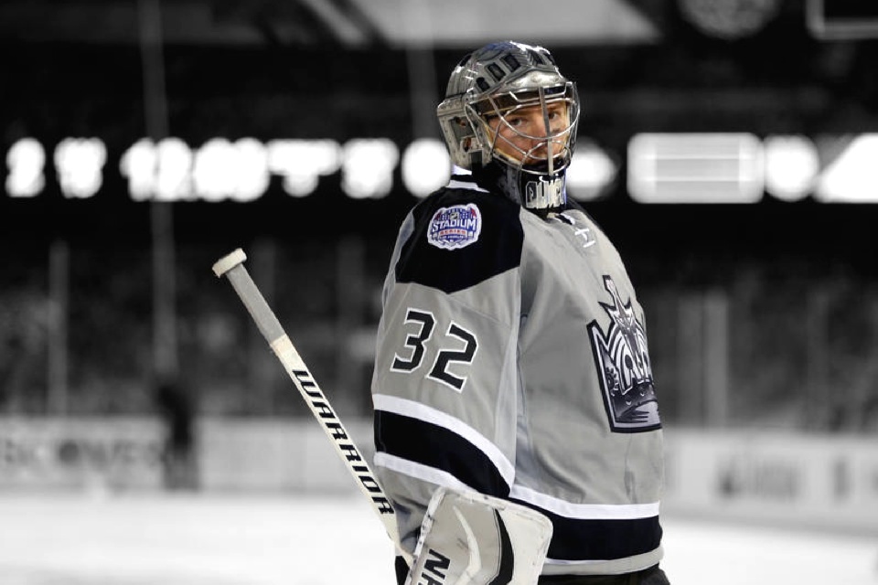 LA Kings NHL Stadium Series at Dodger Stadium//hockey