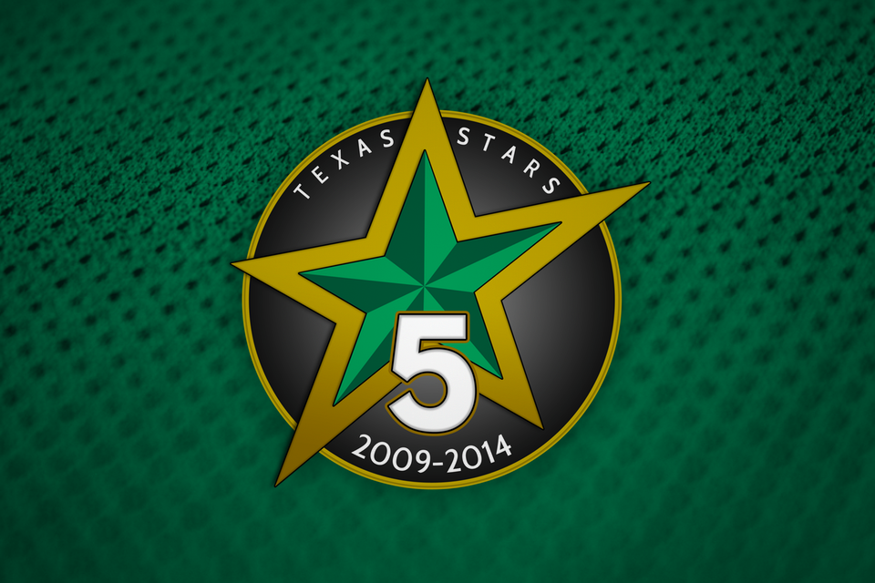  Stars 5th anniversary logo (2013-14) 