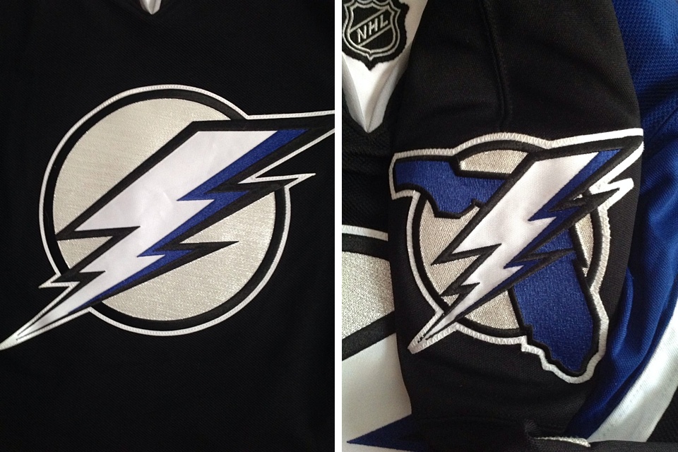 Alleged prototype Lightning jersey offered on  —