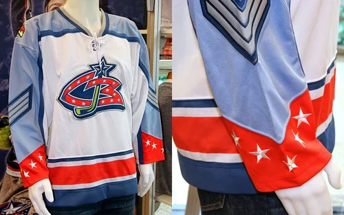 Columbus blue jackets jersey history hotsell