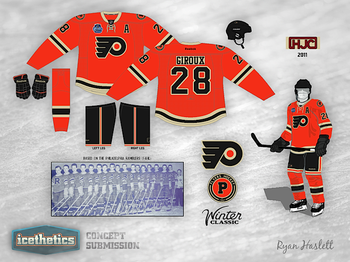 Flyers 90s inspired third jersey concept : r/Flyers