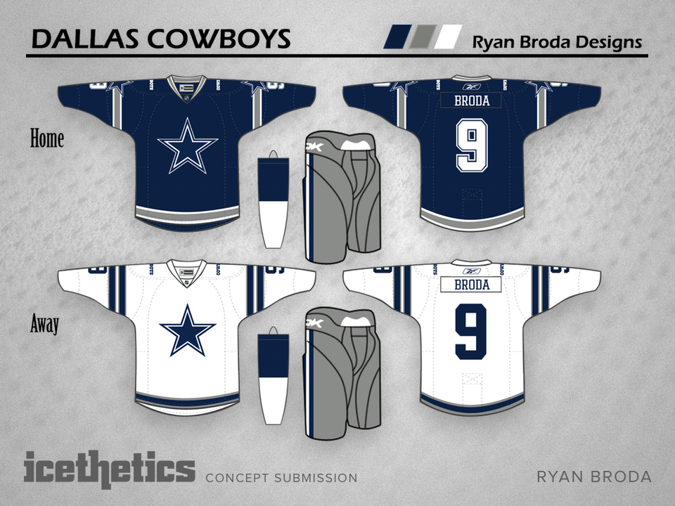 dallas cowboys hockey jersey