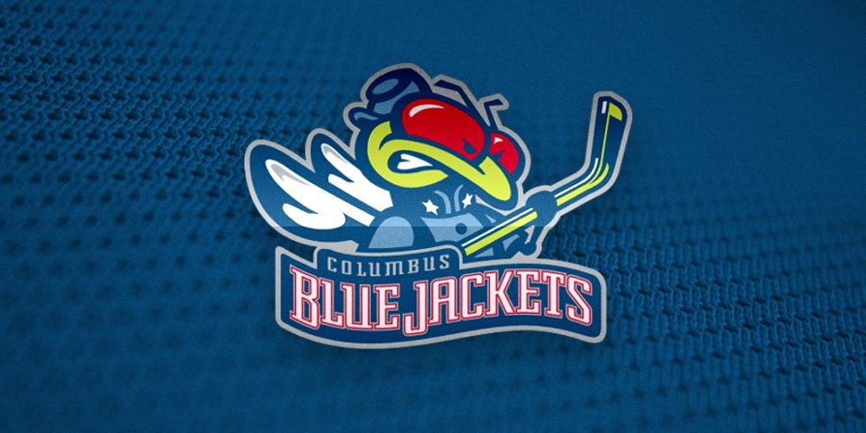  Columbus Blue Jackets logo by Ken Loh, 1997 