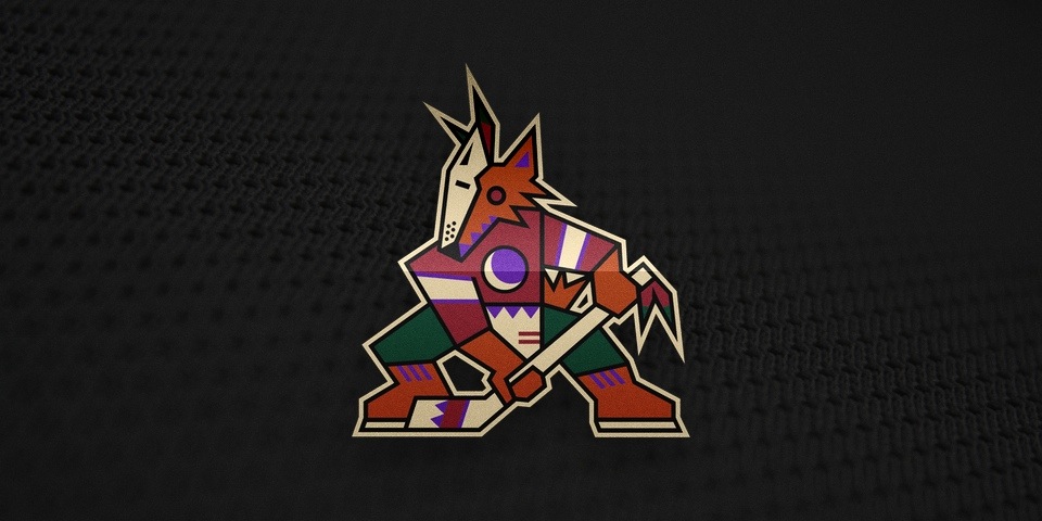  The Coyotes' original logo from 1996 is one of the more unique designs in NHL history. But its strangeness left it open to ridicule and it disappeared in 2003. (Though it returns on a retro jersey in 2014.) 