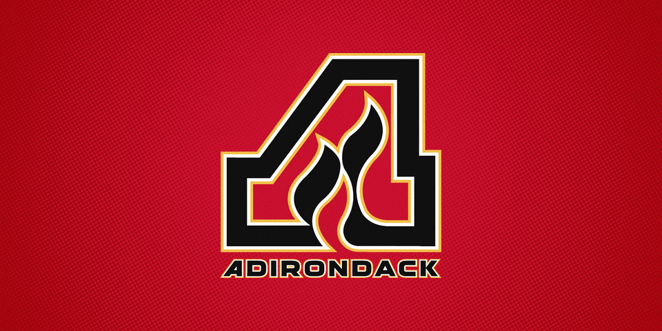  Adirondack Flames road jersey crest, 2014— 