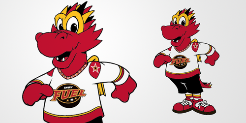 The Adirondack Flames New Mascot, 'Dash' The Dalmation, Is A Hit  With Flames Fans!