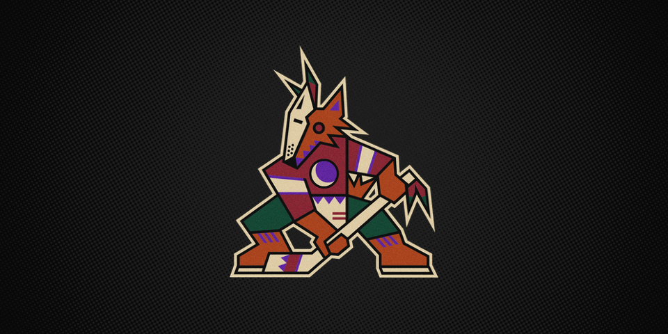  Phoenix Coyotes primary logo, 1996—2003 