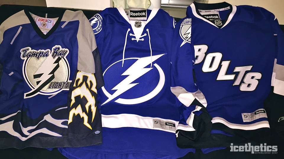 Tampa Bay Lightning, Jersey History, Another one. Should I keep making  them?, By Icethetics