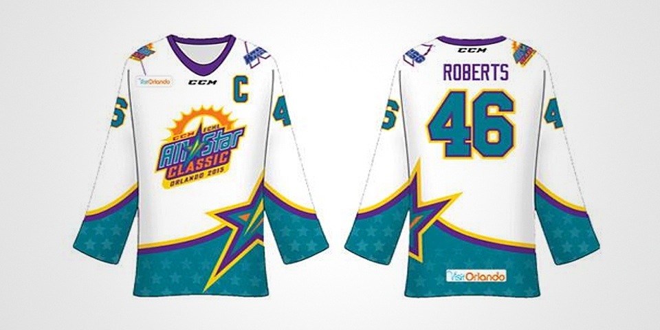  ECHL All-Star Team winning jersey design by Jordan Roberts 