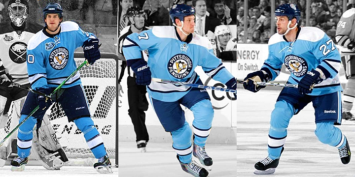 pittsburgh penguins light blue jersey