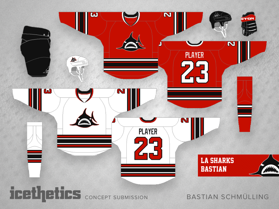 la sharks jersey