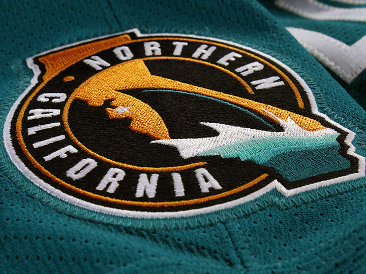  2019 Official NHL All Star Game Patch Jersey San Jose Sharks  Embroidered : Sports & Outdoors