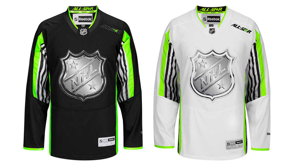 2016 nhl all star game jerseys