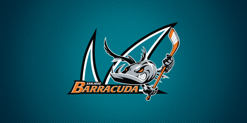 San Jose Barracuda Secondary Logo  Hockey logos, American hockey