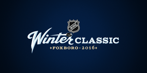 2016 NHL Winter Classic Game Logo Jersey English Patch Foxboro