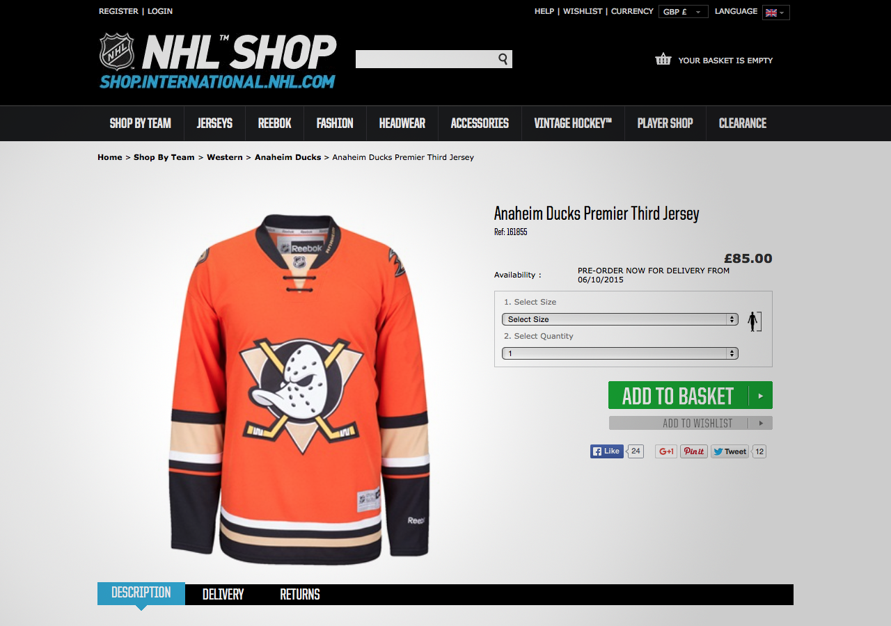 NHL online store accidentally leaks new jerseys — icethetics.co