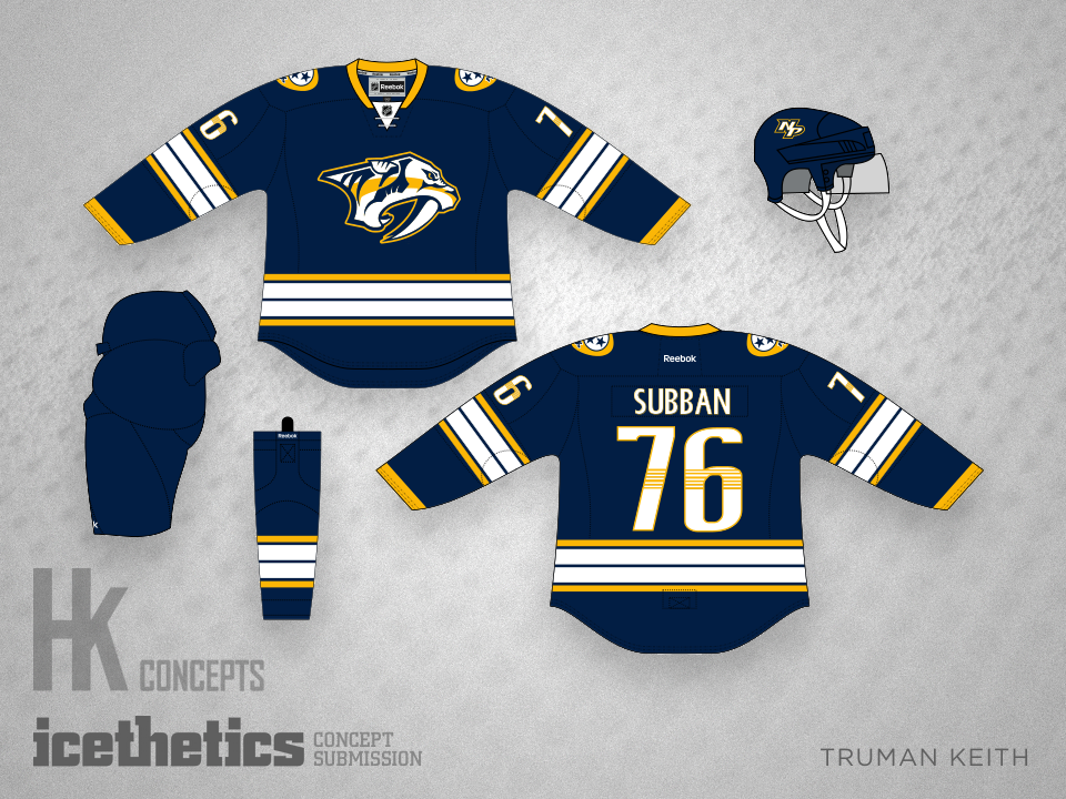 nashville predators blue jersey