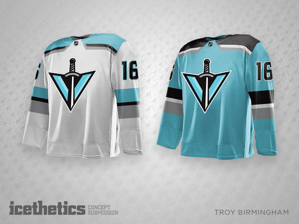 Made a subtle Silver Knights concept : r/hockeydesign