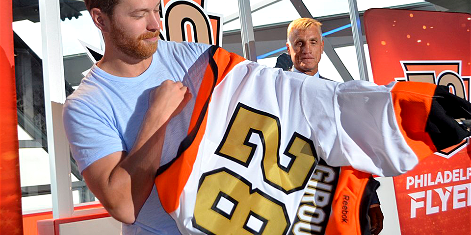Philadelphia Flyers unveil 50th anniversary commemorative jersey