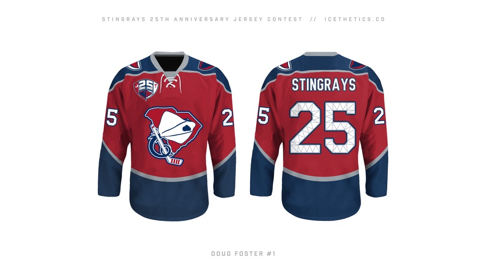 South Carolina Stingrays debut new red jersey that looks exactly