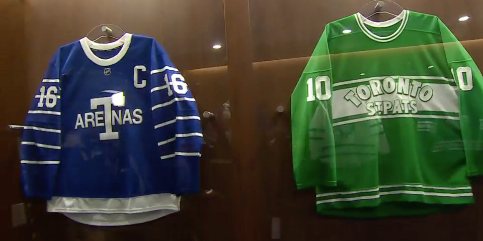 Jersey leak reveals Maple Leafs centennial look
