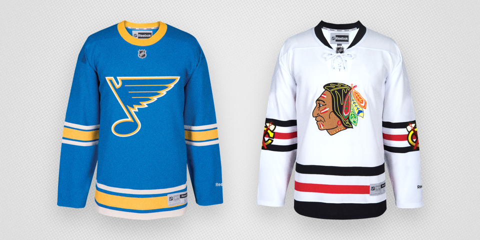 Blues, Blackhawks unveil throwback jerseys for 2017 NHL Winter