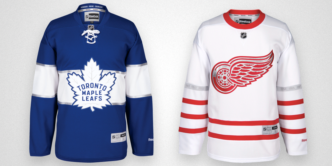 Maple Leafs, Red Wings unveil Centennial Classic jerseys - The Hockey News