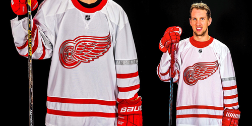 Red Wings unveil uniforms for 2017 Centennial Classic.