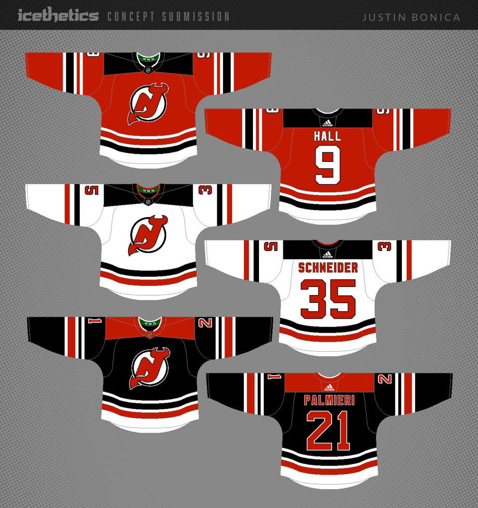 Redesigning The *NEW* New Jersey Devils Alternate Jersey!! 