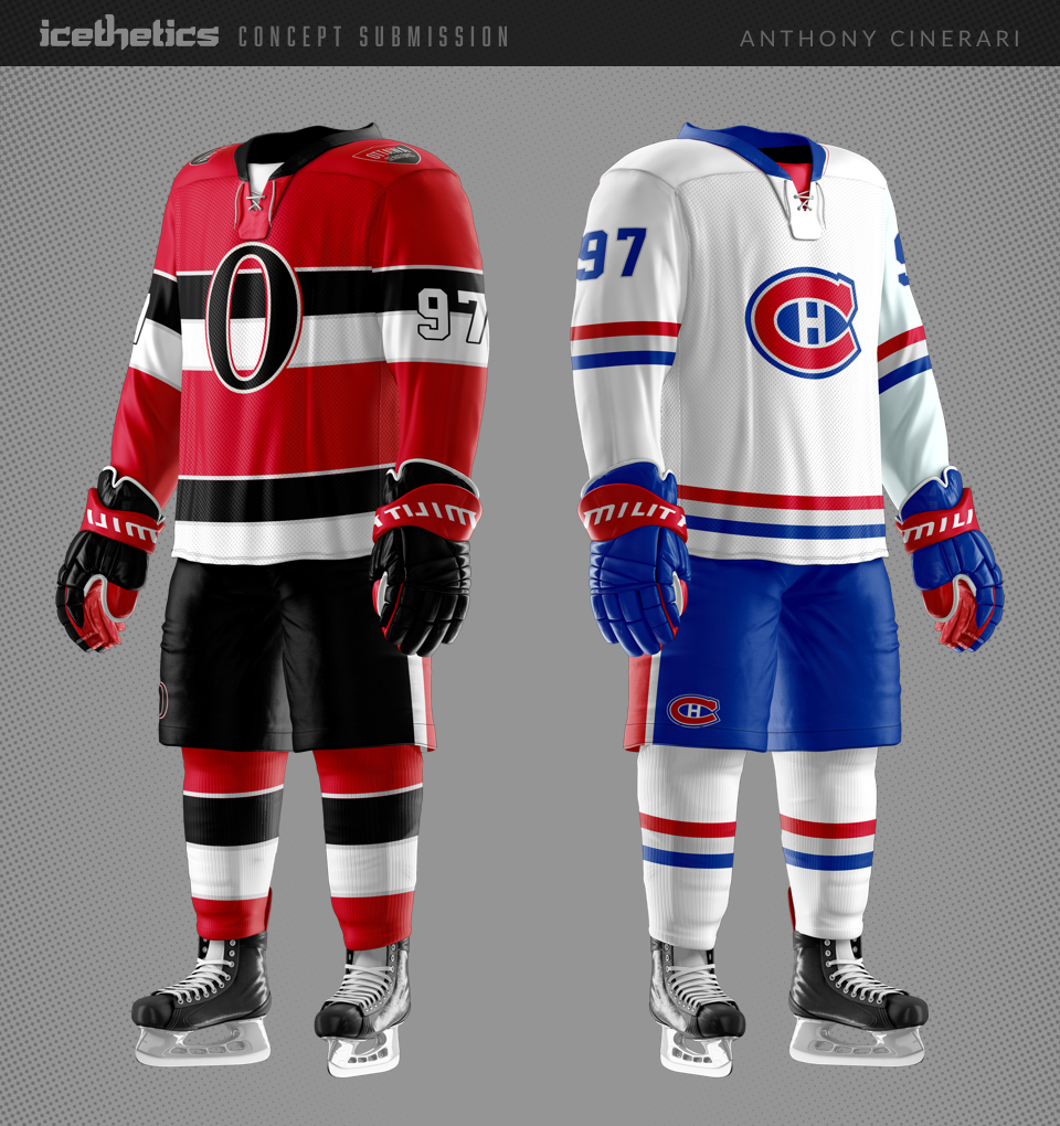 Lucas Daitchman on X: Ottawa third jersey concept, with a little