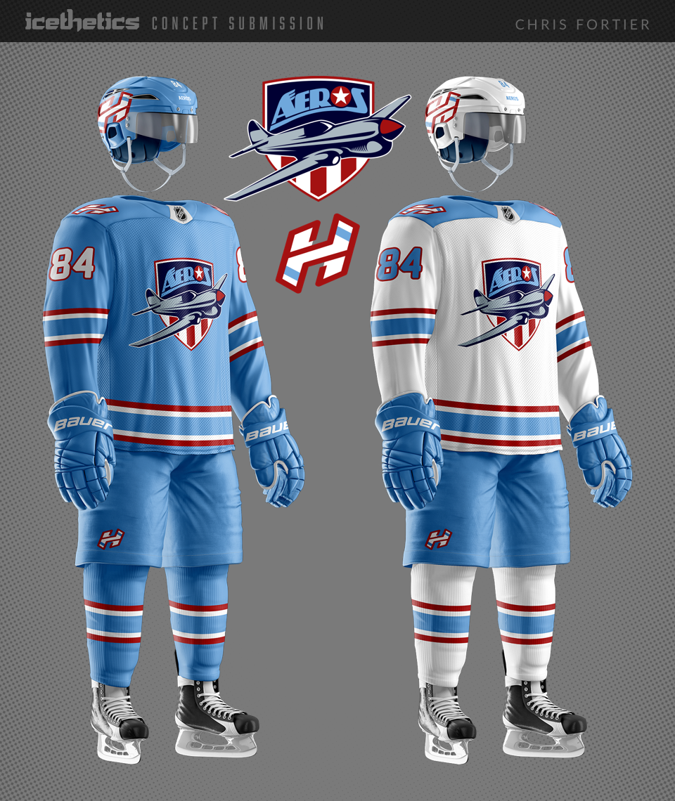 houston aeros wha jersey