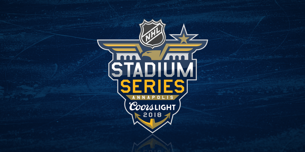 2018 NHL Stadium Series Toronto Maple Leafs vs. Washington Capitals 10.5 x  13 Match-Up Sublimated Plaque