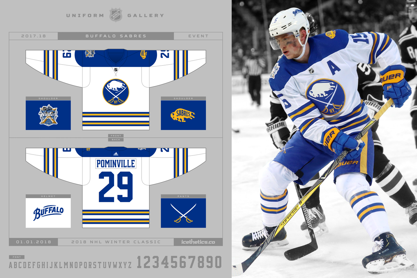 Here are all the custom jerseys for the NHL's 2017-18 outdoor
