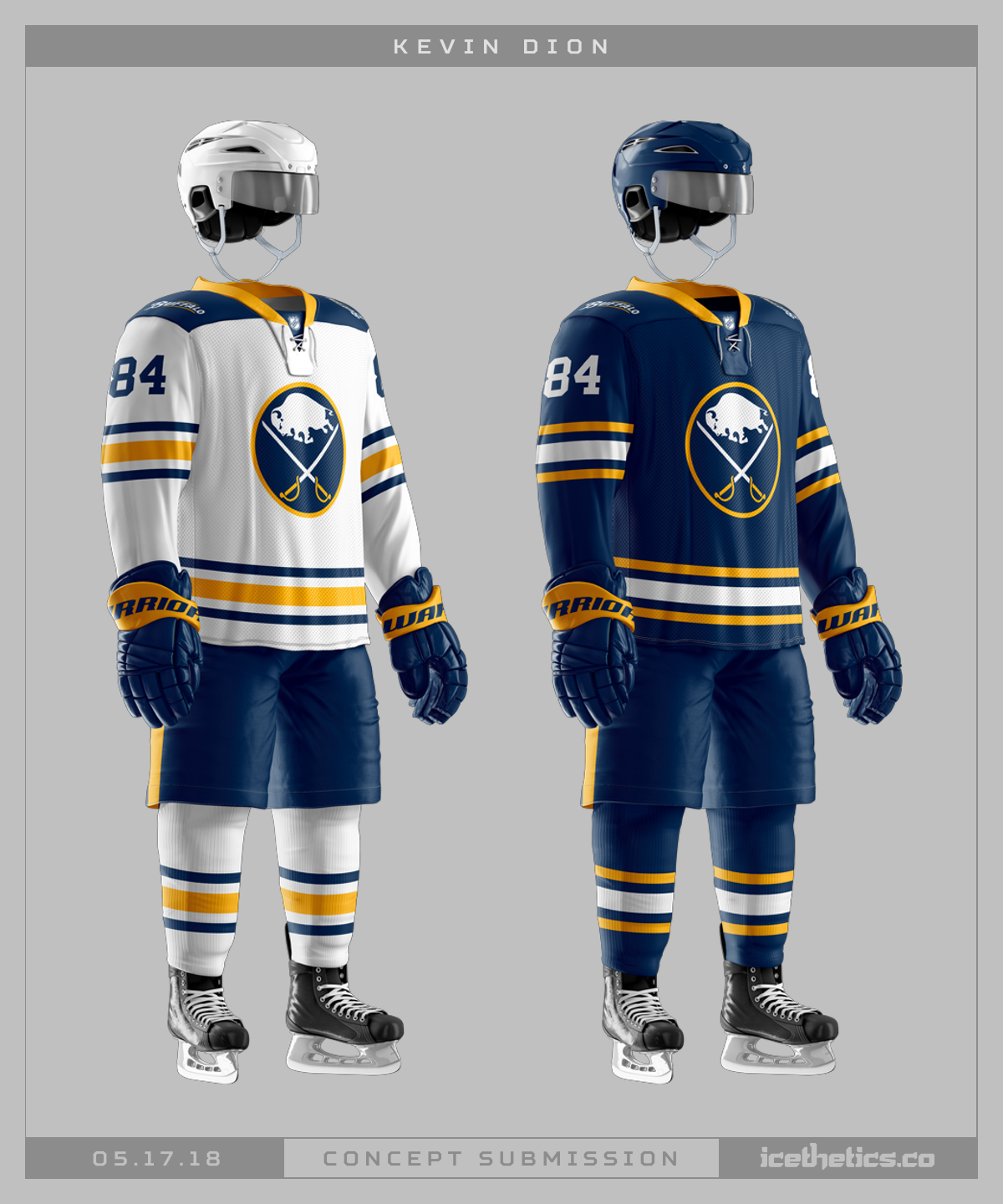Artist designs beautiful Buffalo Sabres jersey concept for 2018